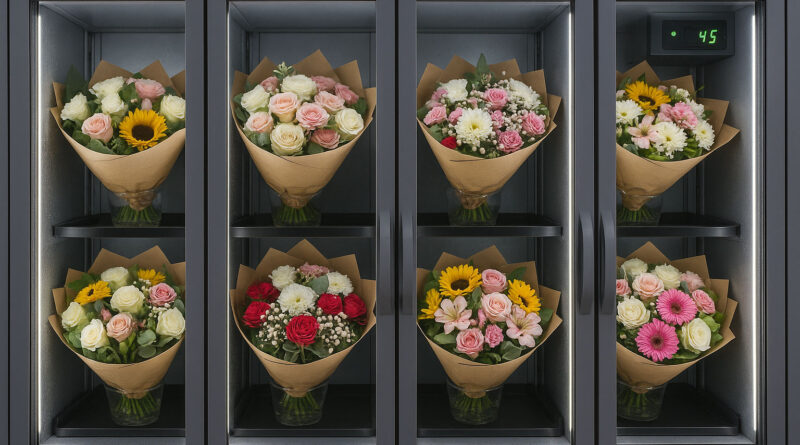 świeże kwiaty w kwiatomacie